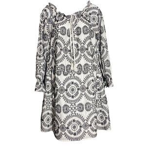 Sam Edelman Embroidered Shift Dress Size 6